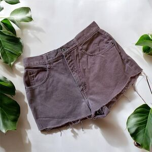 Vintage 1990s Gitano Brown Denim Shorts 26”-27” Cutoff Hot Pants